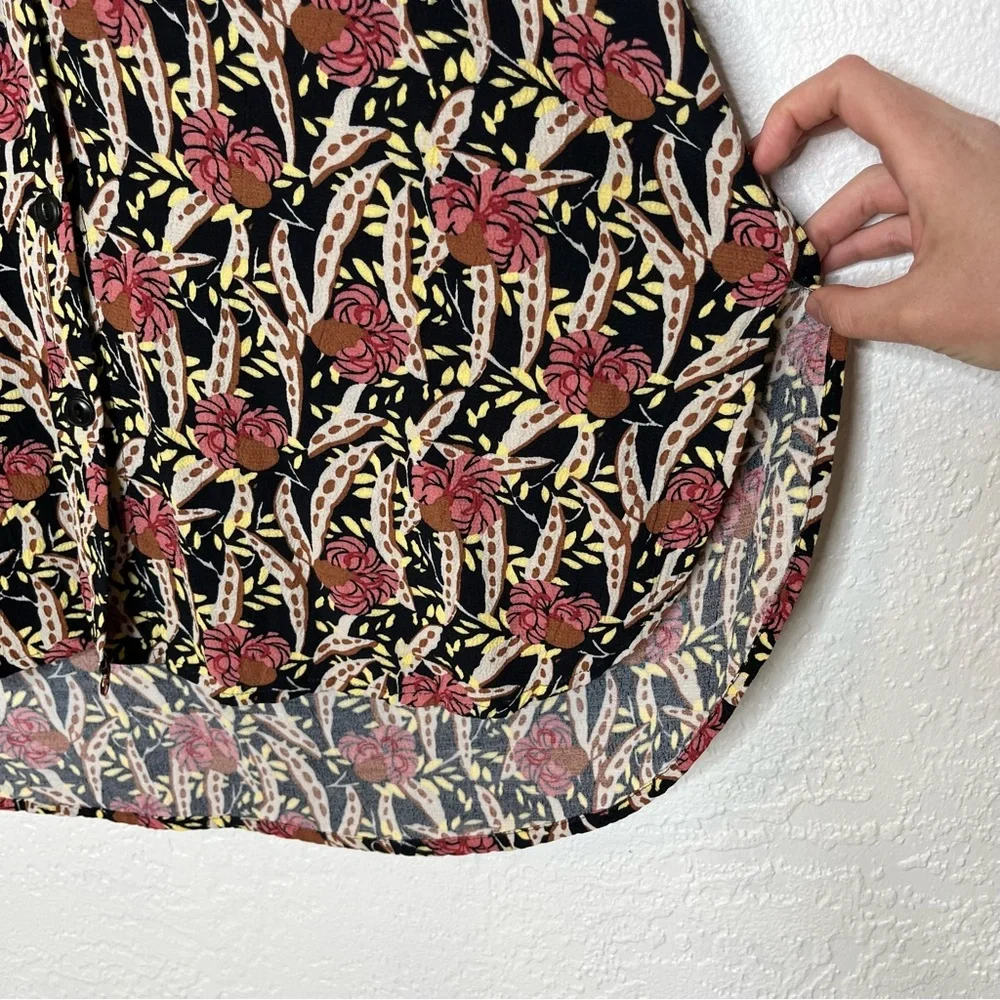 FLAX Printed Tunic Shirt Dress Size Medium - Picture 7 of 10